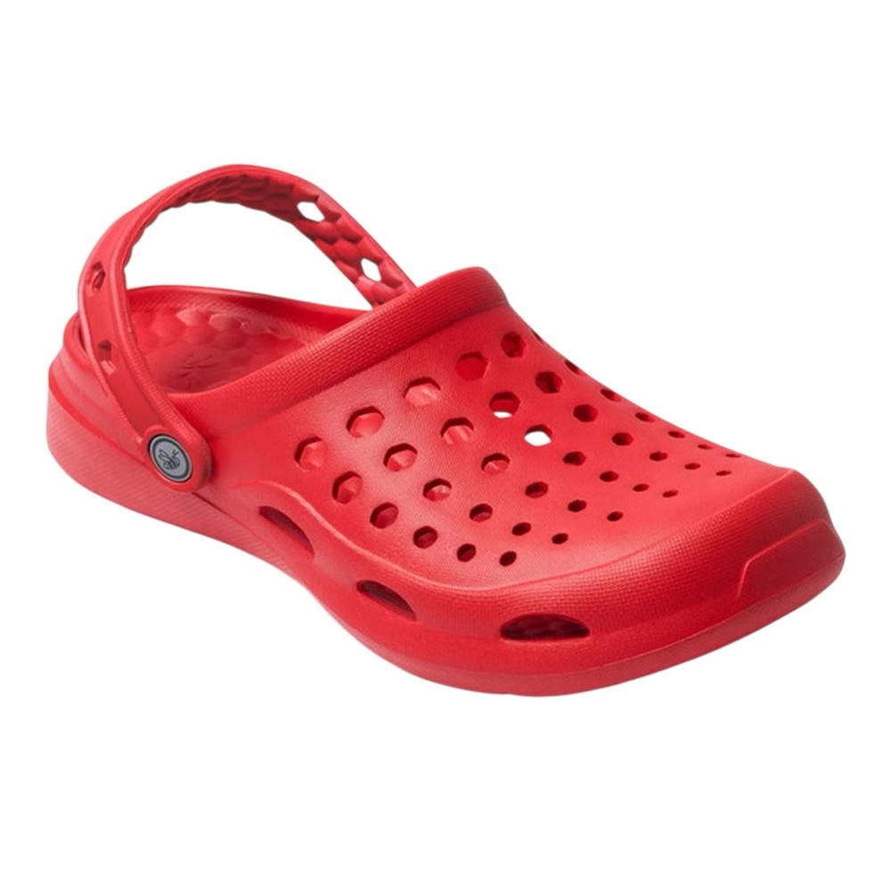 JoyBees Men’s Active Game Day Red Clog Croc Sandal